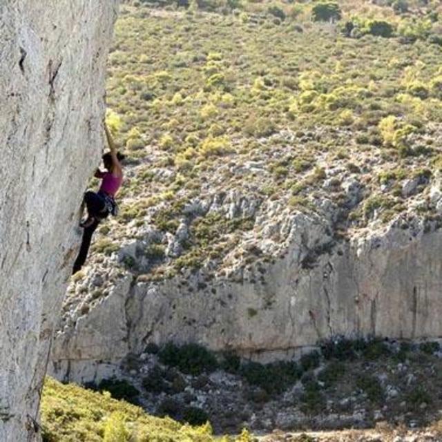 Guided Rock Climbing in Artemis, Greece