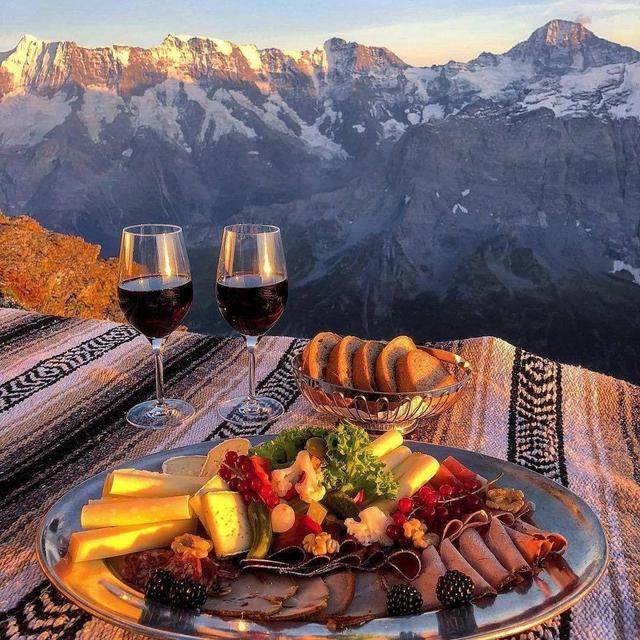 Dinner for Two in Switzerland