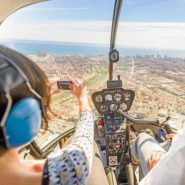 Helicopter Ride Over Barcelona