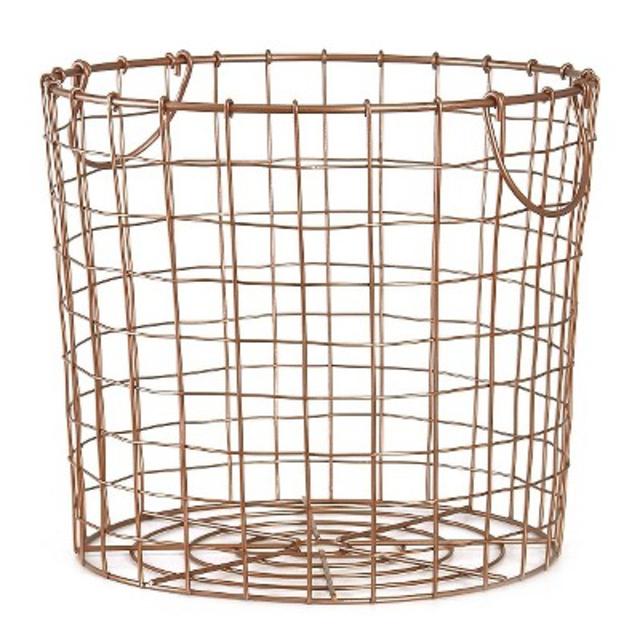 Product description page - Copper Wire Round Basket Large - Room Essentials™