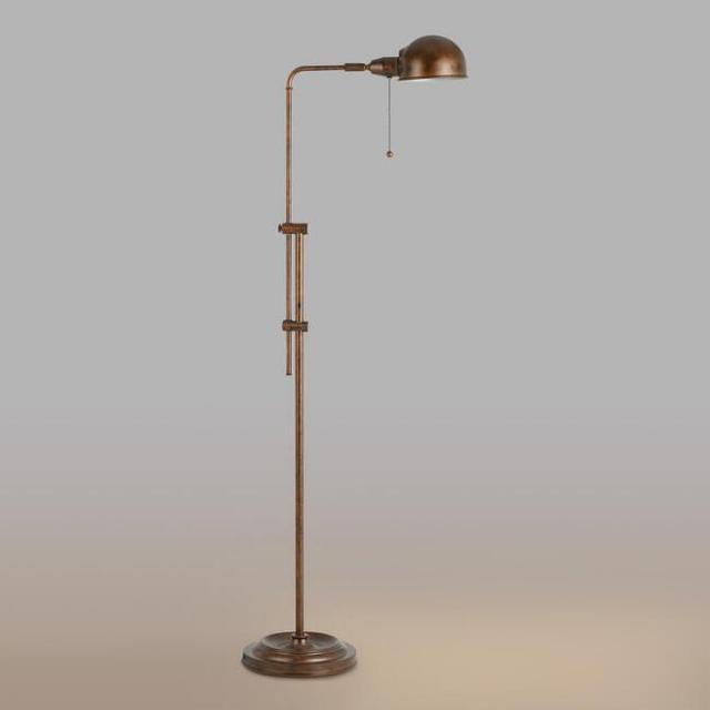 Rust Crosby Pharmacy Floor Lamp