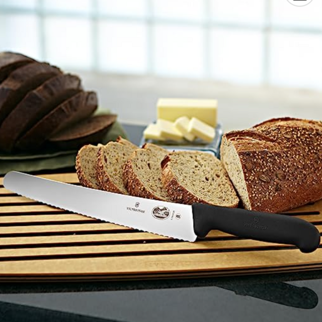 Victorinox Swiss Army 10-1/4" Serrated Bread Knife with Fibrox Handle