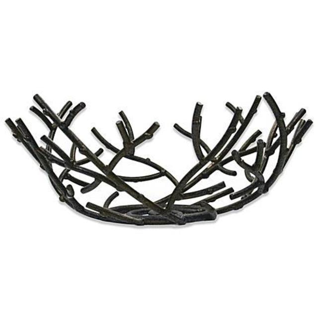 Metal Branch Bowl
