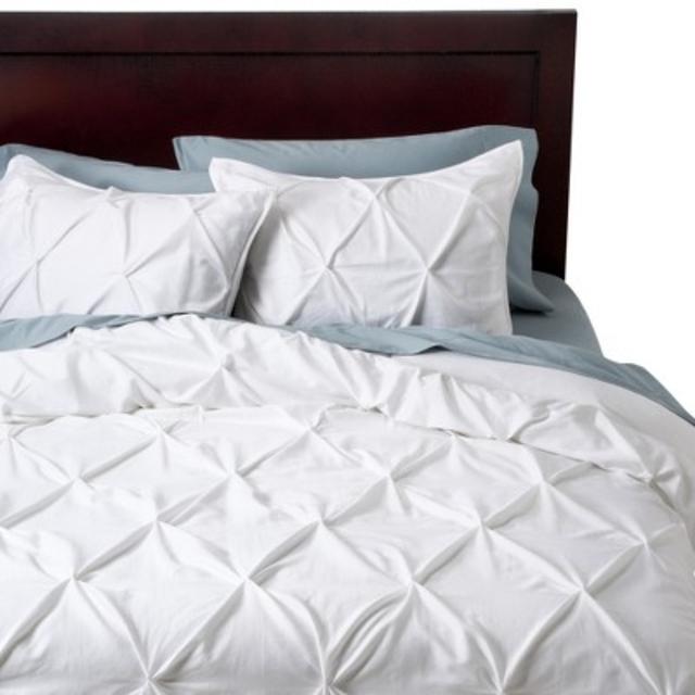 Threshold™ Pinched Pleat Duvet Cover Set