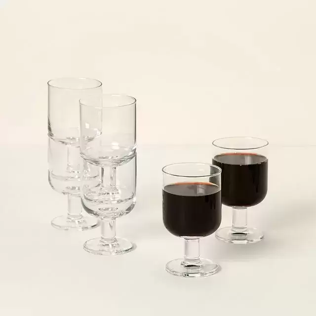 Stackable Wine Glasses - Set of 6