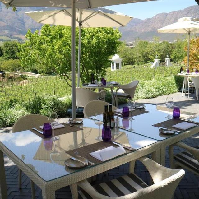 Dinner in Le Quartier's Garden