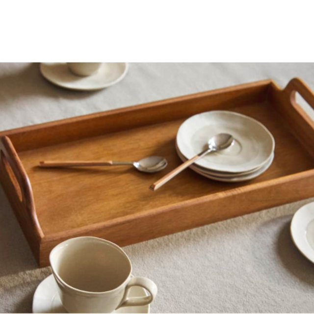 Zara Home Rectangular Wooden Tray