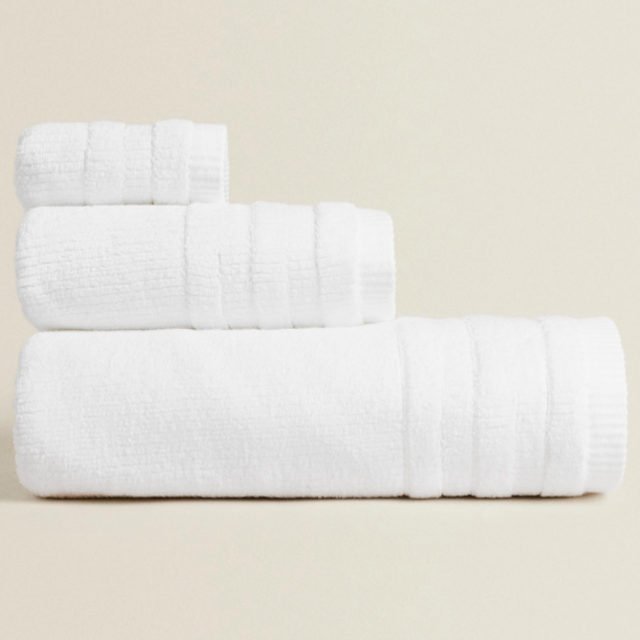 Zara Home Cotton and Lyocell Towels Set of 3