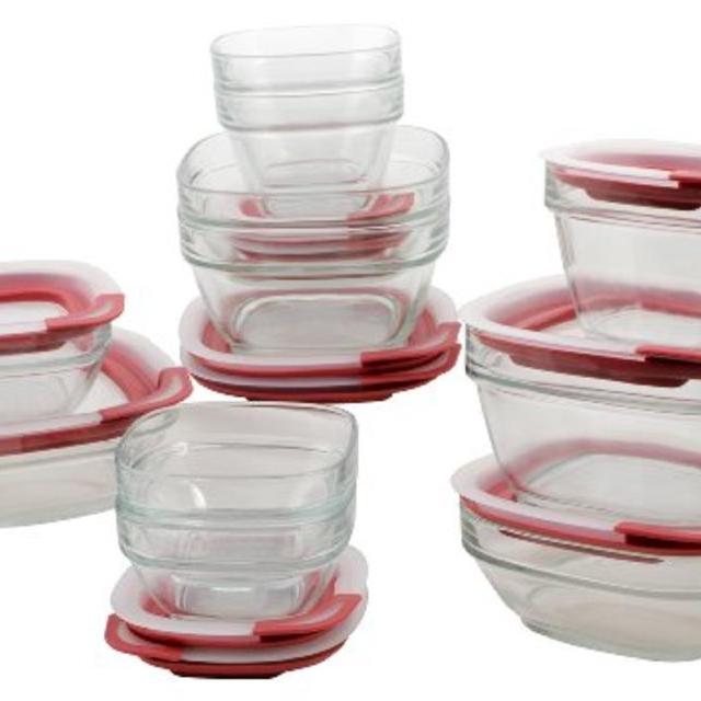Rubbermaid Easy Find Lid Glass Food Storage Set, 22-piece