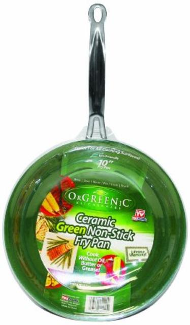 Telebrands  Orgreenic Frying Pan, 10 "