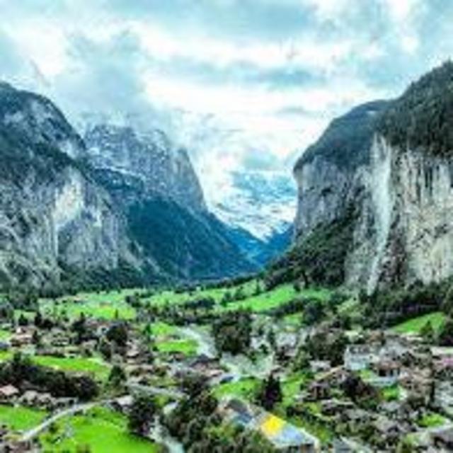 Jungfraujoch Glacier Saddle and Shops in Switzerland
