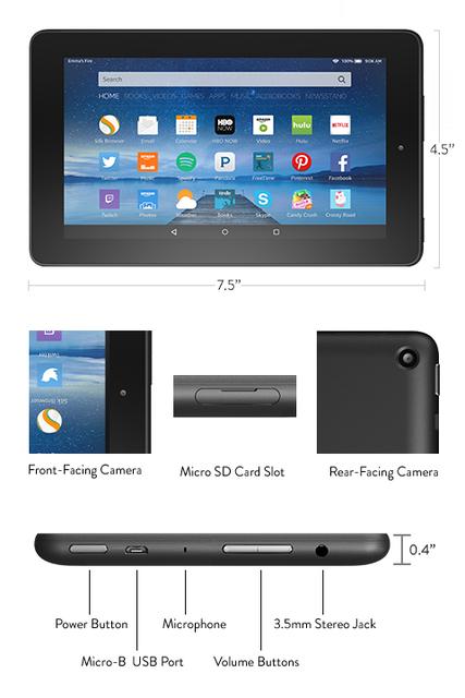 Fire 7" Inch Tablet