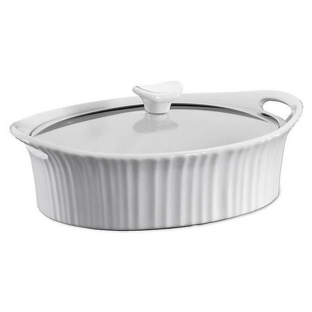 CorningWare® French White® Ceramic Oval Casserole 2.5 QT