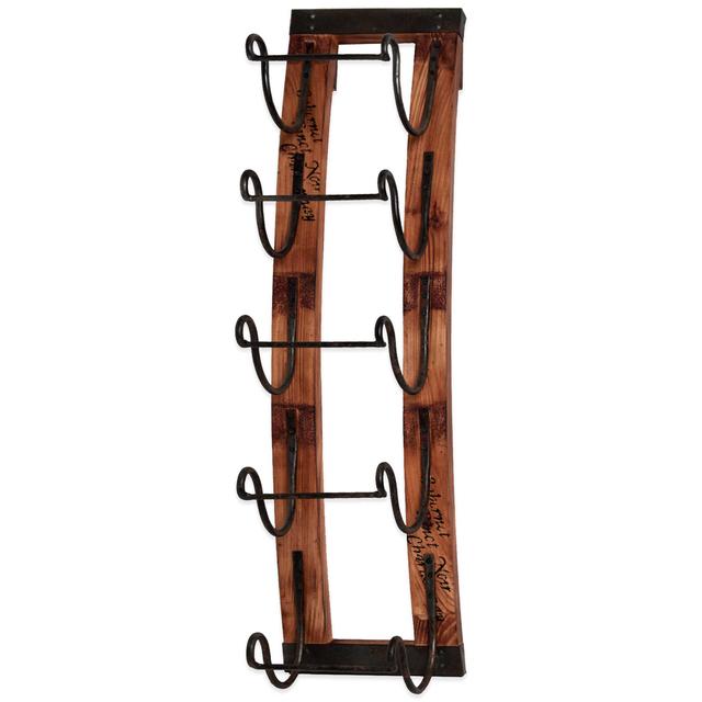 5-Bottle Hanging Wine Rack