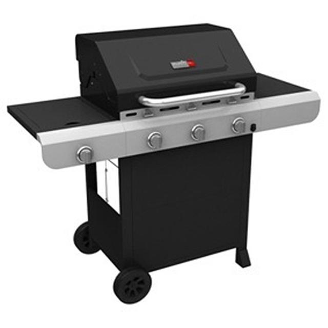 Char-Broil 3-Burner TRU-Infrared Gas Grill, Black