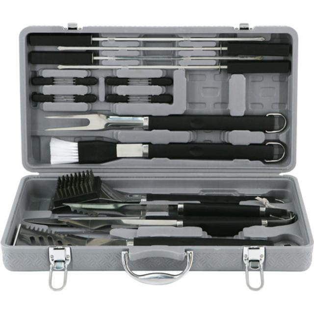 Mr. Bar-B-Q 18-Piece Plastic Finger Grip Tool Set in Case