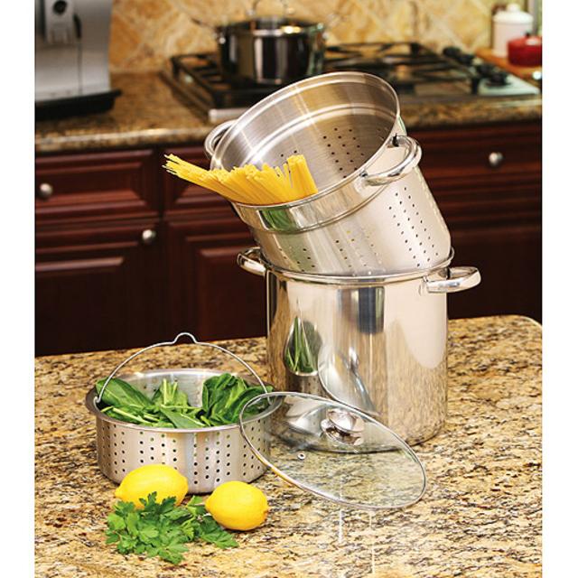 Cook Pro 12-Quart 18/10 Stainless Steel Multi-Cooker
