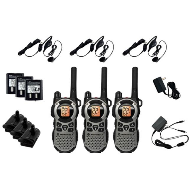 Motorola Talkabout MT352TPR 2-Way Radio, 3pk