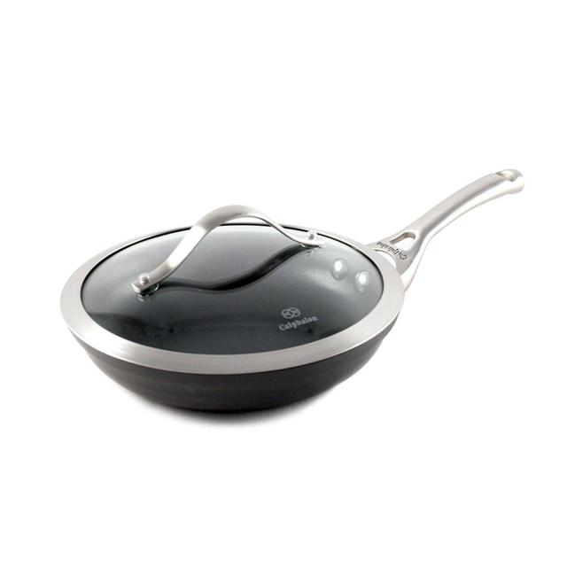 Calphalon Contemporary Hard-Anodized Aluminum Nonstick Cookware, Omelette Pan, 8-inch, Black