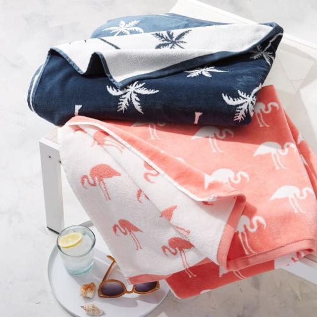 Nautical Jacquard Beach Towel