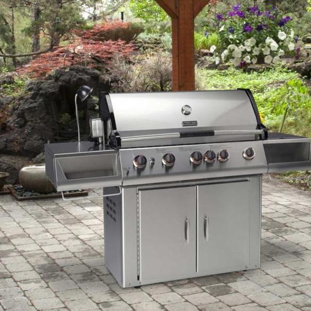 Outdoor Grill and Utensils