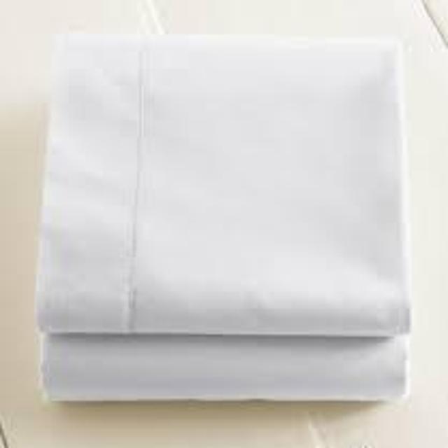 LL Bean 280-Thread-Count Pima Cotton Percale Sheet, Flat