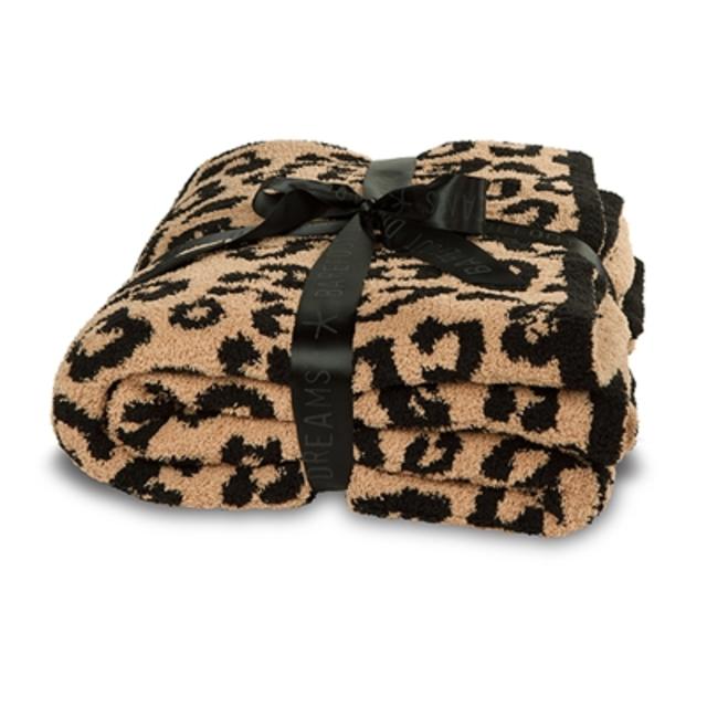 Barefoot In The Wild Leopard Throw
