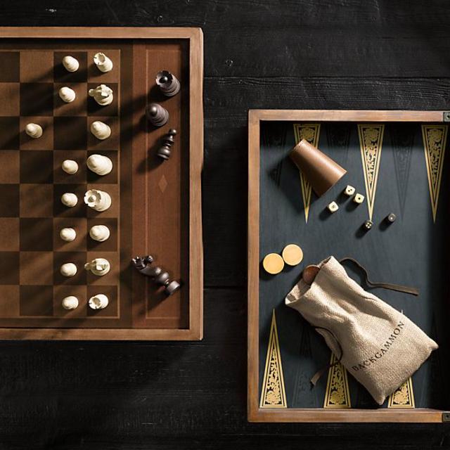 The French Tournament Edition Backgammon & Chess