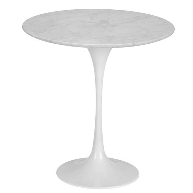 20" Marble Daisy Side Table
