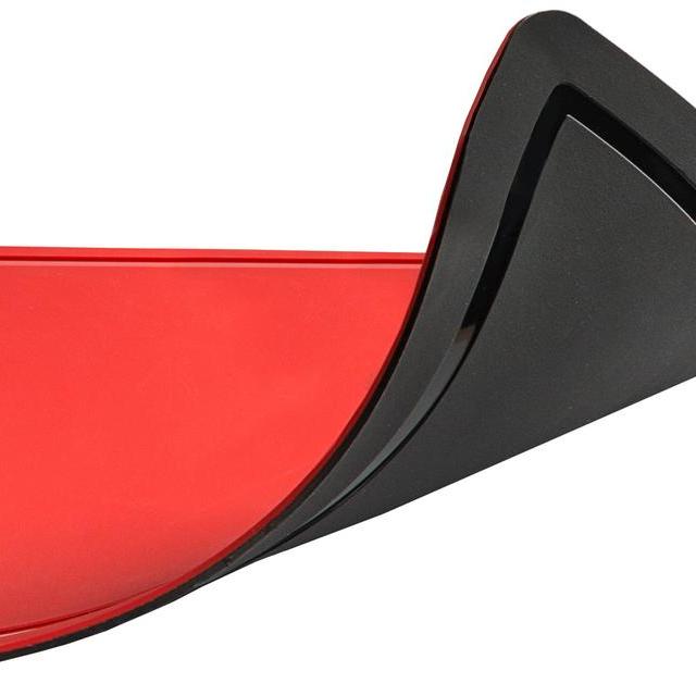Kitchen Gizmo 2 Sided TPU Anti-Bacterial Cutting Board, Thick Yet Flexible, Knife Friendly, Scratch Resistant, Non-Slip, Juice Groove, Dishwasher Safe, Antimicrobial and FDA Approved (Red/Black)