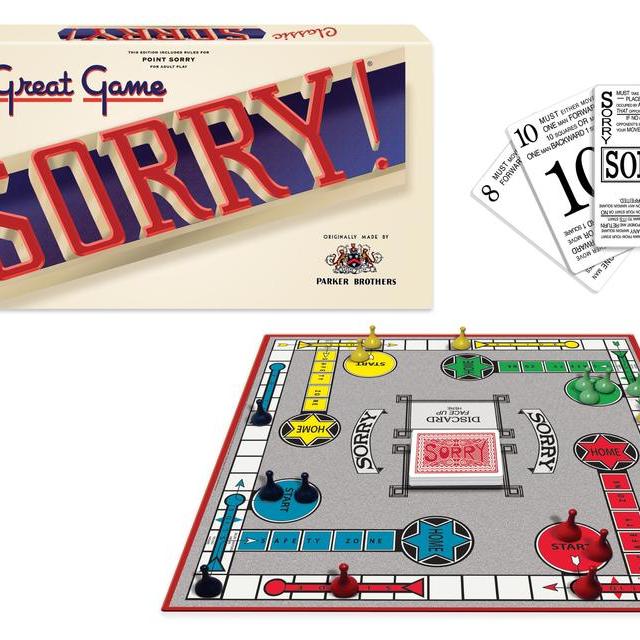 Sorry Classic Edition Board Game