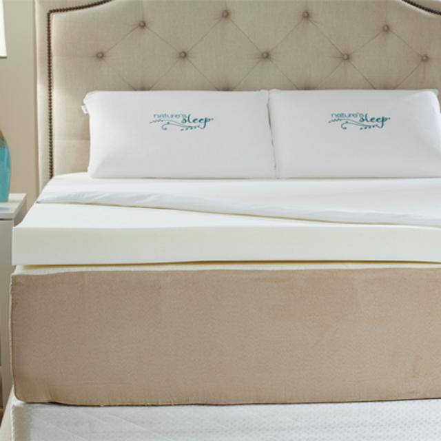 2.5" Natural Elements Memory Foam Mattress Topper - Queen