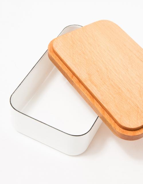 Butter Case & cherry board top that doubles as cutting board