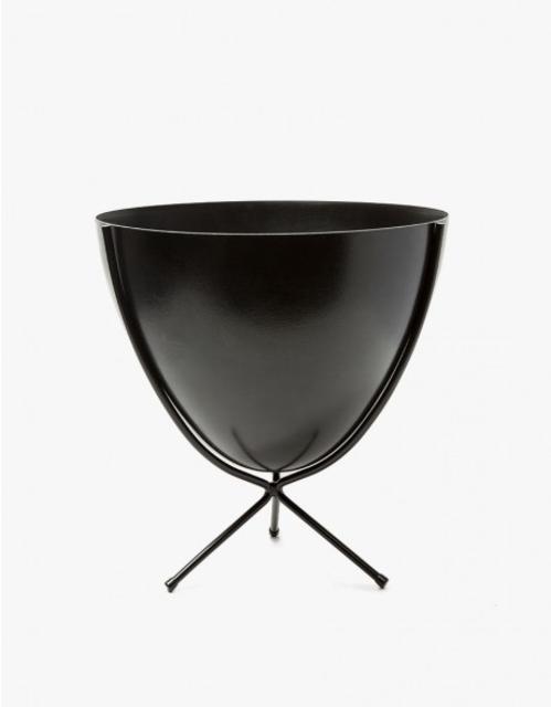 Short Black Plant Stand