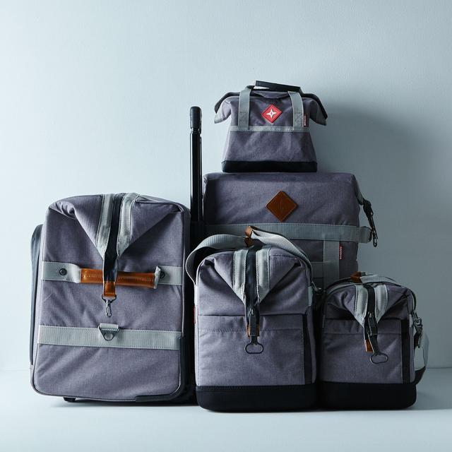 Structured Nylon & Leather Travel Coolers