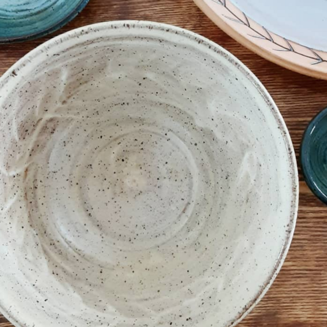 Pasta Bowls from Local Potter (set of 4)