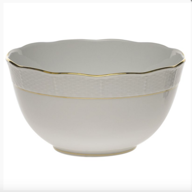 Herend Golden Edge 7.5" Round Bowl