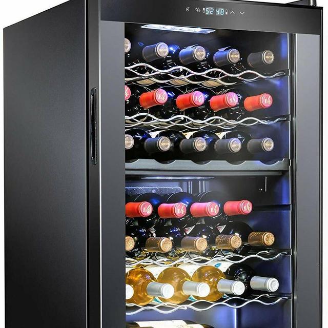33 Bottle Dual Zone Freestanding Wine Refrigerator