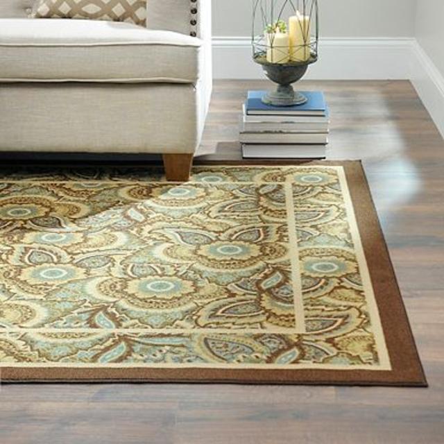 Jackson Blue Lattice Rug, 5x7