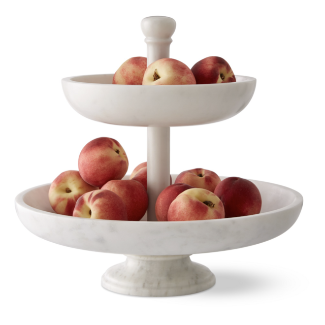 Marble fruit bowl