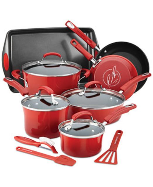 Rachael Ray 14-Piece Nonstick Cookware Set