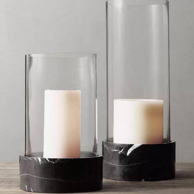 MARBLE HURRICANE CANDLELIGHT COLLECTION