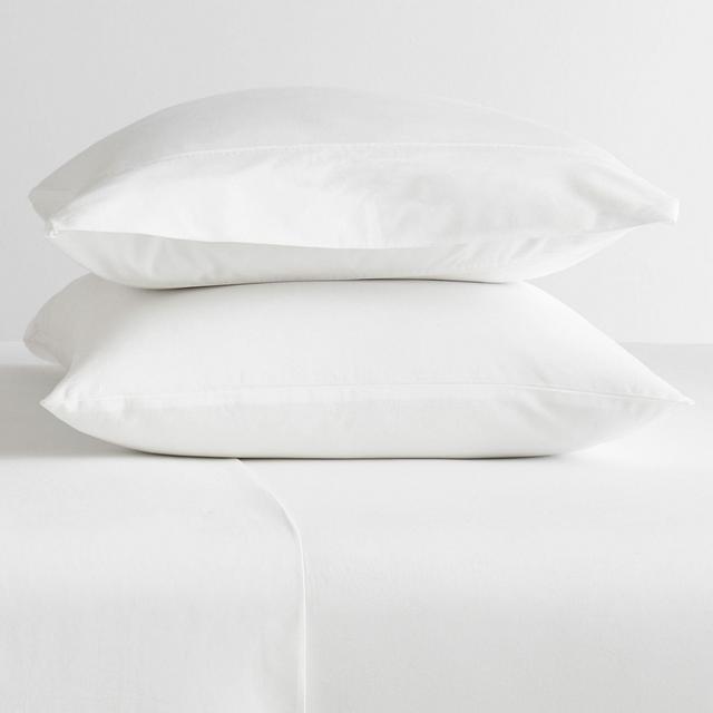 400-Thread-Count Organic Percale Pillowcases - Set of 2