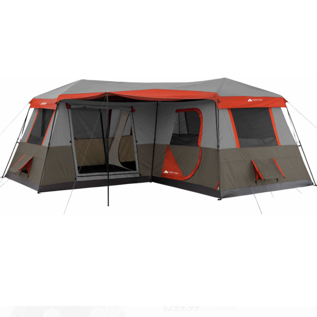 Ozark Trail 16x16 Instant Cabin Tent Sleeps 12