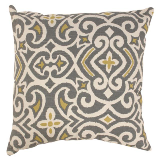 New Damask Polyester Throw Pillow