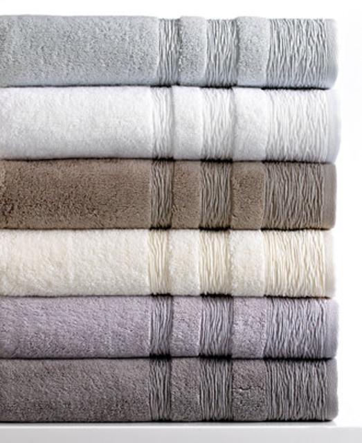 Kassatex Hand Towels, St. Germain Turkish Collection - Sea Glass Grey