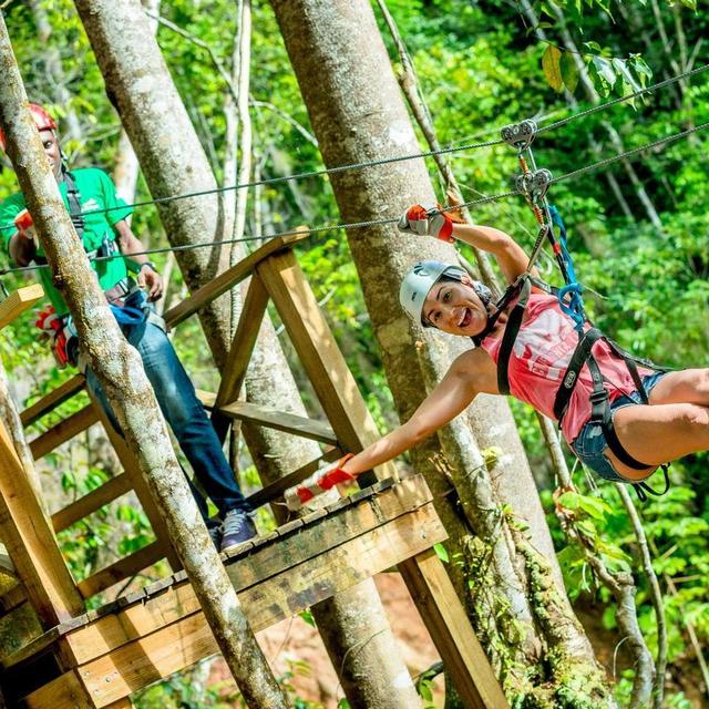 Ziplining