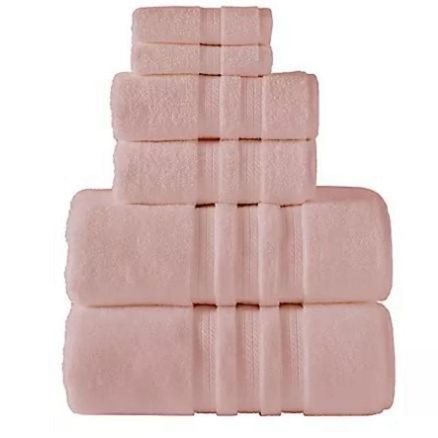 Member's Mark Hotel Premier 6-Piece Towel Set (Rose Blush)