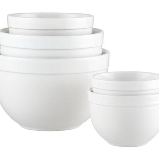 5-Piece 5.5"-9.75" Nesting Mixing Bowl Set