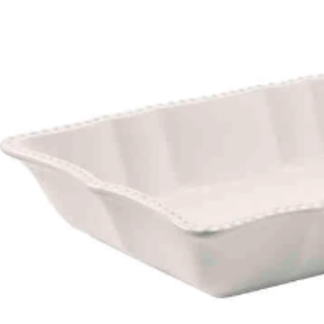 Modern Farmhouse Home 2.5 qt. Rectangular Baking Dish in White